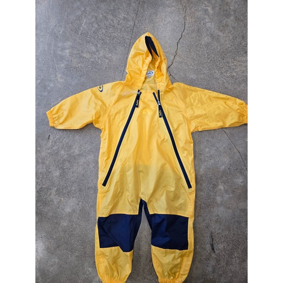 Tuffo Other - Tuffo Muddy Buddy Yellow Waterproof Hooded Rain Suit 4T
